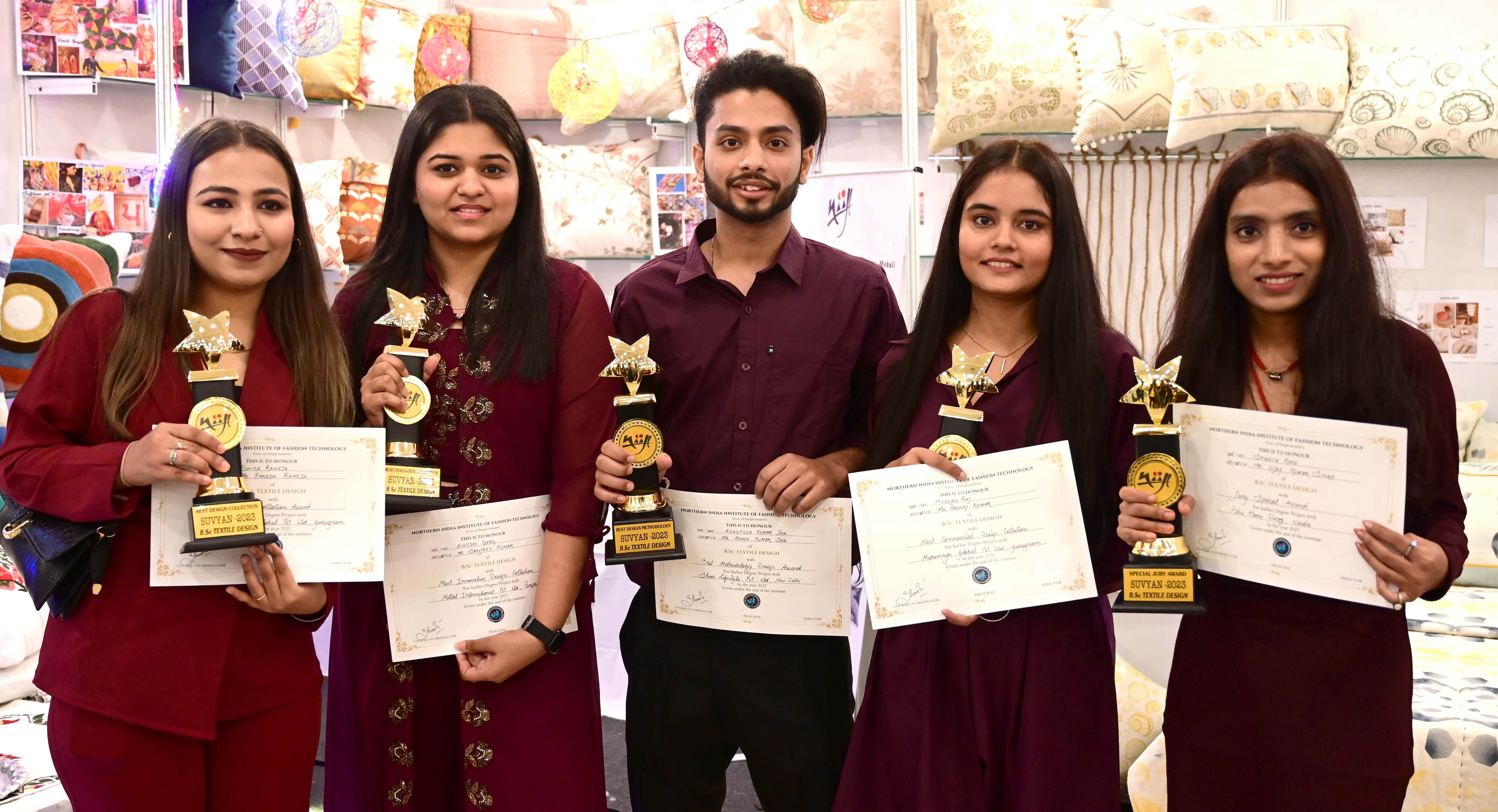 Textile design awardees
