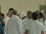 Scuffle breaks out between Khap members during meet on wrestlers protest