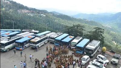 Chief minister Sukhvinder Singh Sukhu on Friday announced the release of  ₹4.5 crore for the payment of overtime and night allowance to drivers and conductors of the Himachal Road Transport Corporation (HRTC). (HT file photo)