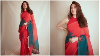 Fabric selection: Choose the fabric of your saree carefully, as it contributes to both the look and comfort. Popular options include silk, georgette, chiffon, crepe, and satin. Silk sarees give a traditional and luxurious feel, while lighter fabrics like georgette and chiffon offer a more contemporary look. (Instagram/@tamannaahspeaks)