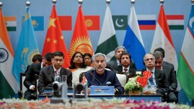 External affairs minister S Jaishankar during the Shanghai Cooperation Organisation (SCO) meeting in Goa on May 5. (ANI File) External affairs minister S Jaishankar during the Shanghai Cooperation Organisation (SCO) meeting in Goa on May 5. (ANI File)