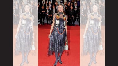 Kevichüsa wore traditional Naga jewellery on the Cannes red carpet in May. Kevichüsa wore traditional Naga jewellery on the Cannes red carpet in May.