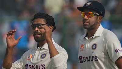 Ravindra Jadeja and R Ashwin (PTI) Ravindra Jadeja and R Ashwin (PTI)
