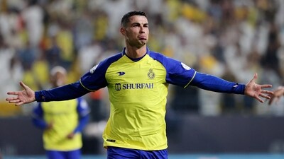 Cristiano Ronaldo for Al Nassr. (REUTERS)