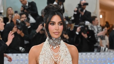 US socialite Kim Kardashian arrives for the 2023 Met Gala at the Metropolitan Museum of Art on May 1, 2023, in New York. (AFP) US socialite Kim Kardashian arrives for the 2023 Met Gala at the Metropolitan Museum of Art on May 1, 2023, in New York. (AFP)