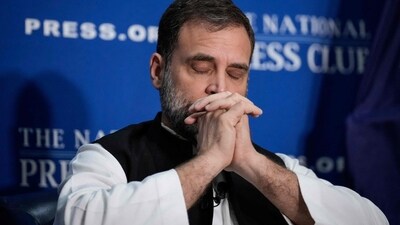 Rahul Gandhi at the National Press Club on June 1, 2023 in Washington, DC. (Getty Images via AFP) Rahul Gandhi at the National Press Club on June 1, 2023 in Washington, DC. (Getty Images via AFP)