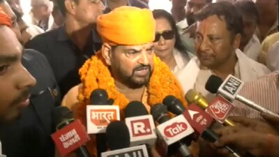 WFI chief and BJP MP Brij Bhushan Sharan Singh. (ANI)