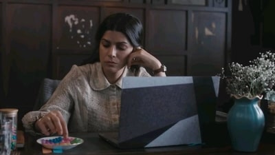 Nimrat Kaur in a still from School of Lies.
