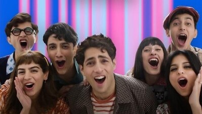Agastya Nanda, Suhana Khan, Khushi Kapoor and The Archies 'gang' in the Netflix TUDUM video. Agastya Nanda, Suhana Khan, Khushi Kapoor and The Archies 'gang' in the Netflix TUDUM video.