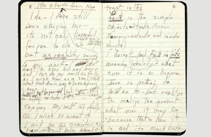 Extract from Marilyn Monroe's Diary (bbci)