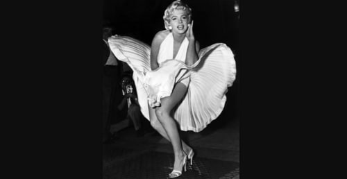 Marilyn Monroe's White Dress (wikimedia)