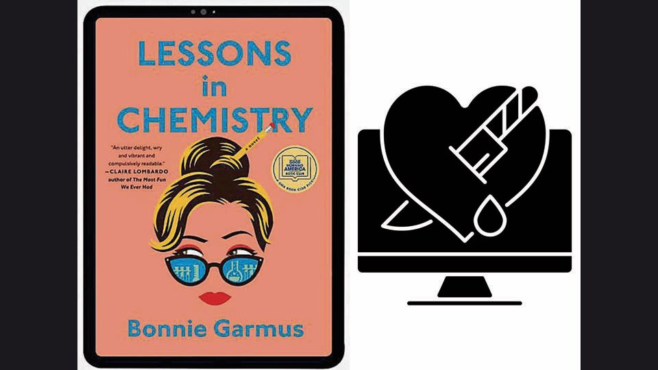 Lessons In Chemistry by Bonnie Garmus is about what happens when chemist Elizabeth Zott has to resign from the all-male team at a research institute, and she is offered a job as the host of a cooking show.