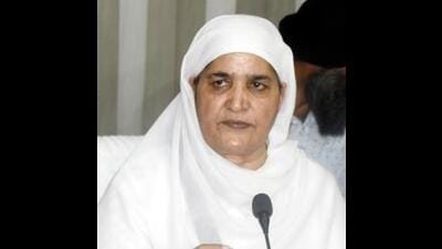 After parting ways with the SAD, Kaur had contested the 2022 SGPC polls but lost to Harjinder Singh Dhami. (HT Photo)
