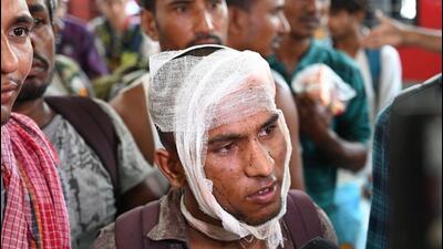 As soon as the ill-fated train came to a halt at Howrah railway station, there was a heavy rush with hundreds of passengers stranded overnight at the accident spot disembarking. (Photo by Samir Jana/Hindustan Times) As soon as the ill-fated train came to a halt at Howrah railway station, there was a heavy rush with hundreds of passengers stranded overnight at the accident spot disembarking. (Photo by Samir Jana/Hindustan Times)