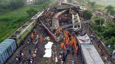 Close to 300 persons have died in the Coromandel Express train accident in Odisha’s Balasore district. (PTI Photo) Close to 300 persons have died in the Coromandel Express train accident in Odisha’s Balasore district. (PTI Photo)