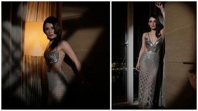 Radhika Madan recently left the internet spellbound with her uber-fancy wardrobe pick. She stepped out looking like a glam queen in a stunning metallic skirt set. (Instagram/@radhikamadan) Radhika Madan recently left the internet spellbound with her uber-fancy wardrobe pick. She stepped out looking like a glam queen in a stunning metallic skirt set. (Instagram/@radhikamadan)