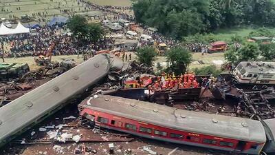 Mangled remains of the trains. (ANI)