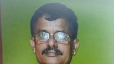 Mumbai, India - June 03, 2023: One person identified as Balaram Vithhal Bagwe (in pic), 49, died after a BEST Bus collided with a Chalo Bus at Badhwar Park, is seen parked at Backbay Bus Depot, Cuffe Parade, in Mumbai, India, on Saturday, June 03, 2023. (Bhushan Koyande/HT Photo) Mumbai, India - June 03, 2023: One person identified as Balaram Vithhal Bagwe (in pic), 49, died after a BEST Bus collided with a Chalo Bus at Badhwar Park, is seen parked at Backbay Bus Depot, Cuffe Parade, in Mumbai, India, on Saturday, June 03, 2023. (Bhushan Koyande/HT Photo)