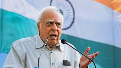 Rajya Sabha MP Kapil Sibal took a dig at the ruling government’s slogan‘sabka sath, sabka vikas, sabka vishwas’. (PTI) Rajya Sabha MP Kapil Sibal took a dig at the ruling government’s slogan‘sabka sath, sabka vikas, sabka vishwas’. (PTI)