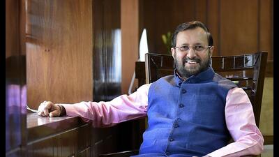 Rajya Sabha MP Prakash Javadekar (HT FILE PHOTO)