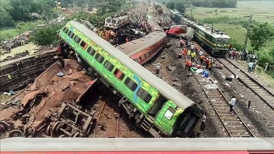 The three-train accident in Odisha’s Balasore has killed 290 people and injured 900. (ANI) The three-train accident in Odisha’s Balasore has killed 290 people and injured 900. (ANI)