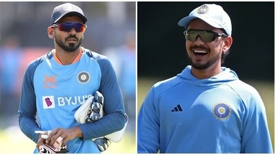 KS Bharat and Ishan Kishan KS Bharat and Ishan Kishan