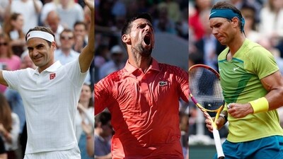 Roger Federer; Novak Djokovic; Rafael Nadal Roger Federer; Novak Djokovic; Rafael Nadal