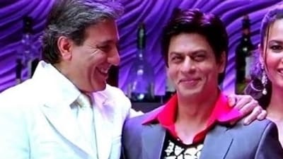 Javed Sheikh played a former superstar and Shah Rukh Khan's father in Om Shanti Om. Javed Sheikh played a former superstar and Shah Rukh Khan's father in Om Shanti Om.