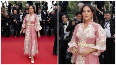 When Richa Chadha walked the red carpet at Cannes Film Festival few days ago.