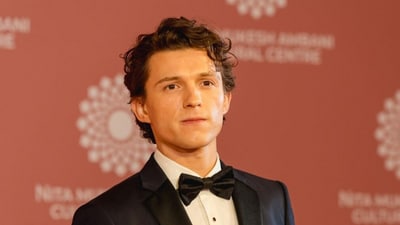 Tom Holland attended the NMACC launch with girlfriend Zendaya.