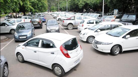 After a three-month investigation, the Chandigarh Police has submitted a 2,500-page chargesheet in the multi-crore parking scam, naming six more accused, including a bank employee, in the case. (HT File)
