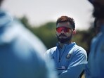 Virat Kohli during a practice session. Virat Kohli during a practice session.