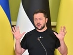 Ukrainian President Volodymyr Zelensky. Ukrainian President Volodymyr Zelensky.