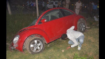 A special investigation team (SIT) was constituted by Chandigarh Police on May 22 to probe the facts surrounding the accident. (HT File Photo) A special investigation team (SIT) was constituted by Chandigarh Police on May 22 to probe the facts surrounding the accident. (HT File Photo)