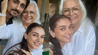 Aditi Rao Hydari and Siddharth are seemingly in Rajasthan.