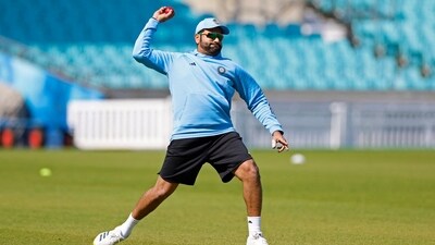 India captain Rohit Sharma during practice. (Action Images via Reuters)