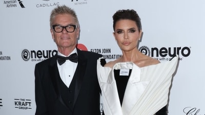 Harry Hamlin and Lisa Rinna, the beloved former stars of The Real Housewives of Beverly Hills. Harry Hamlin and Lisa Rinna, the beloved former stars of The Real Housewives of Beverly Hills.