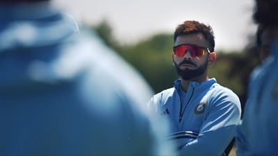 Virat Kohli during a practice session. (PTI) Virat Kohli during a practice session. (PTI)