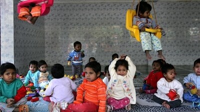 A recent report by the Center for Global Development found that women spent 173 additional hours of unpaid labour caring for children (Picture for representation) A recent report by the Center for Global Development found that women spent 173 additional hours of unpaid labour caring for children (Picture for representation)