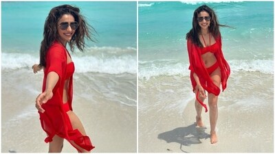Rakul Preet Singh is having the perfect vacation in Maldives. The actor recently took off for the beach vacay and since then her Instagram profile is replete with snippets from her ventures by the sea. In bright bikinis, Rakul Preet is making our days better with the pictures of herself having the time of her life at the beach. Take a look at her recent pictures here. (Instagram/@rakulpreet) Rakul Preet Singh is having the perfect vacation in Maldives. The actor recently took off for the beach vacay and since then her Instagram profile is replete with snippets from her ventures by the sea. In bright bikinis, Rakul Preet is making our days better with the pictures of herself having the time of her life at the beach. Take a look at her recent pictures here. (Instagram/@rakulpreet)