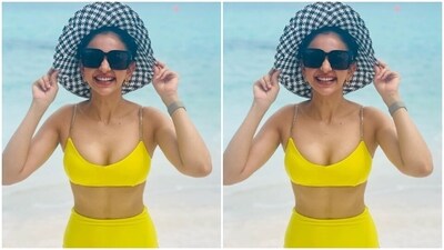 Rakul Preet's Maldives album is our favourite. A few days back, Rakul Preet aced a bright yellow bikini and shared the snippets on her Instagram profile. (Instagram/@rakulpreet) Rakul Preet's Maldives album is our favourite. A few days back, Rakul Preet aced a bright yellow bikini and shared the snippets on her Instagram profile. (Instagram/@rakulpreet)