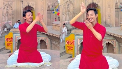 Man showing his dance moves to Rang Lageya. (Instagram/@rahulsharma.rg) Man showing his dance moves to Rang Lageya. (Instagram/@rahulsharma.rg)