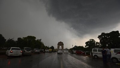 Delhi rains  (Raj K Raj/HT PHOTO)
