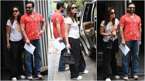 Kareena Kapoor and Saif Ali Khan drop summer fashion goals for couples. (HT Photo/Varinder Chawla) Kareena Kapoor and Saif Ali Khan drop summer fashion goals for couples. (HT Photo/Varinder Chawla)