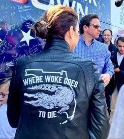 Casey DeSantis showcasing her bold Political fashion statement. (Image Credit: Tanya Noury) Casey DeSantis showcasing her bold Political fashion statement. (Image Credit: Tanya Noury)