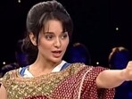 Kangana Ranaut and Salman Khan on Dus Ka Dum. Kangana Ranaut and Salman Khan on Dus Ka Dum.
