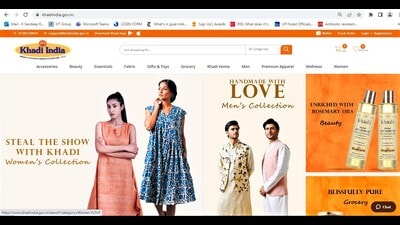 According to officials, artisans are selling their products across the country through the e-portal of Khadi and Village Industries Commission (KVIC) -- www.khadiindia.gov.in (HT Photo) According to officials, artisans are selling their products across the country through the e-portal of Khadi and Village Industries Commission (KVIC) -- www.khadiindia.gov.in (HT Photo)