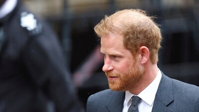 Britain's Prince Harry, Duke of Sussex, leaves the High Court in London, Britain March 28. (REUTERS)
