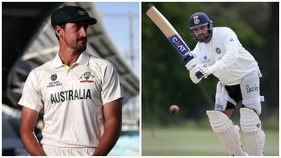 Rohit will look forward to his much-anticipated duel with Starc (Getty Images -PTI) Rohit will look forward to his much-anticipated duel with Starc (Getty Images -PTI)