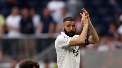 Karim Benzema has departed Real Madrid. (AFP)